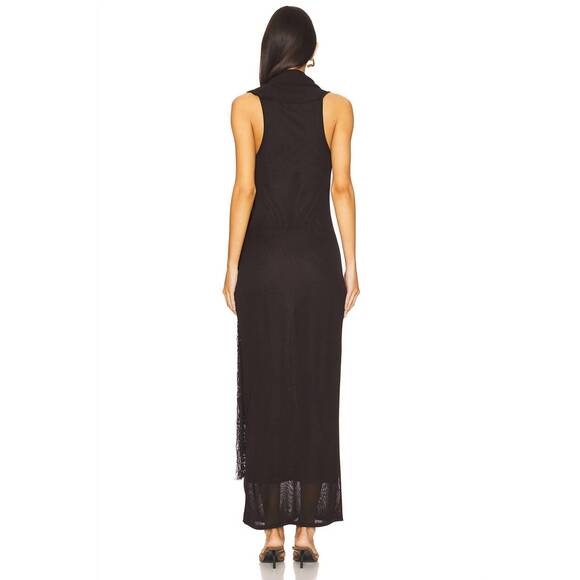 NEW A.L.C. sonya maxi dress in dark brown - Picture 4 of 4